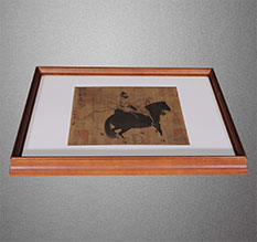 通许书画装裱配框服务案例